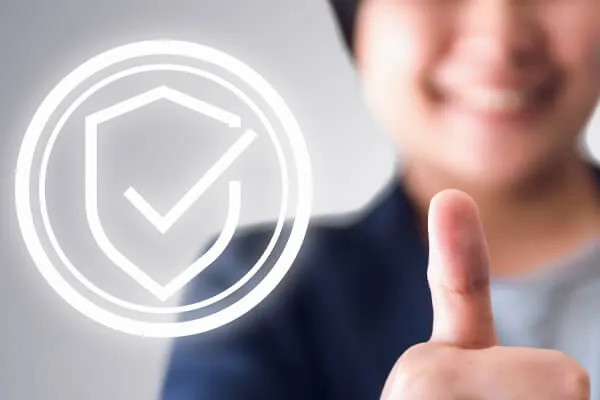 Safety Seal thumbs up